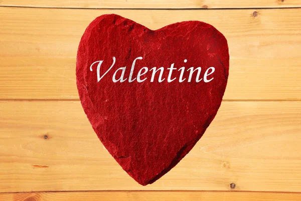 Красное Сердце Валентинкой — стоковое фото