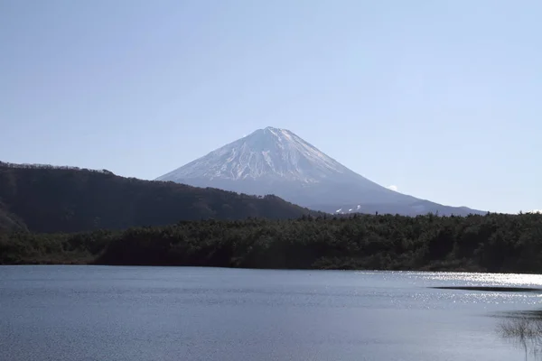 Fuji Desde Lago Oeste — Foto de Stock