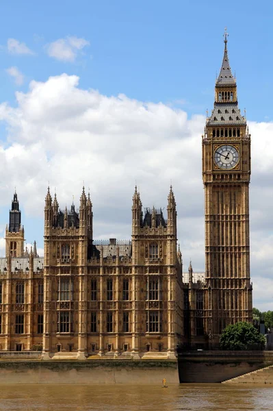 Palazzo Westminster Con Elizabeth Tower Big Ben — Foto Stock