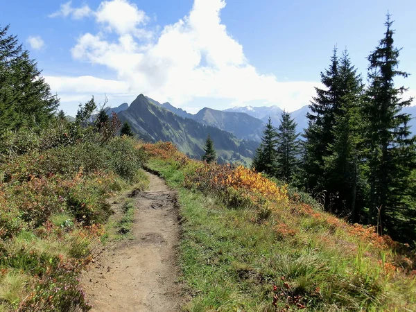Hiking Trail Faschina — Stock Photo, Image