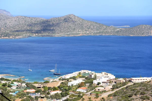 Costa Perto Elounda Crete — Fotografia de Stock