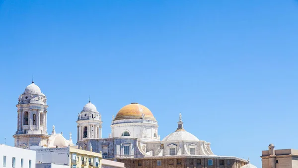 Día Soleado Con Cielo Azul Profundo Cádiz Andalucía Sur España —  Fotos de Stock