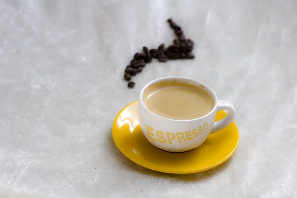커피의 뜨거운 음료를 가까이 — 스톡 사진