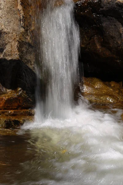 Vattenfall Thailand Koh Samui Fotograferade Närbild — Stockfoto