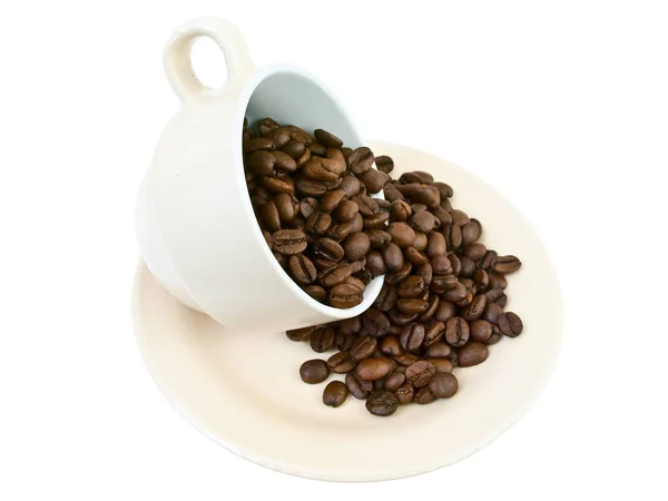 Ziarna Kawy Tle Zbliżenie — Zdjęcie stockowe