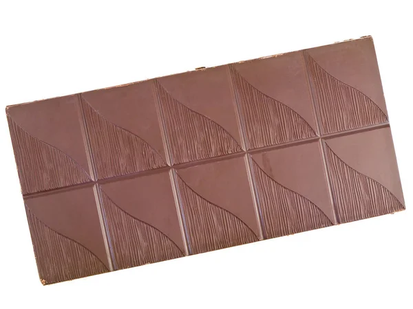 Sladká Čokoláda Bílém Pozadí — Stock fotografie