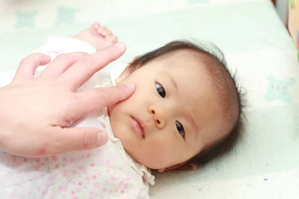 Glimlachend Meisje Japans Jaar Oud — Stockfoto