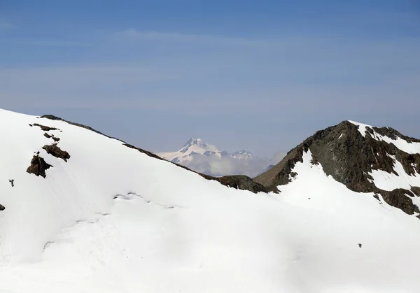 Wildspitze Wildspitze Berg Bergen Pieken Oetztal Oetztal Alpen Hoge Bergen — Stockfoto