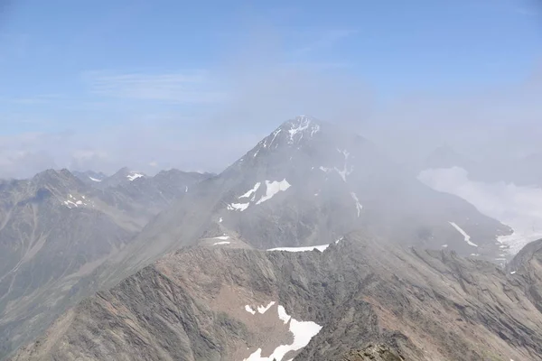 Schrankogel Κορυφή Βουνά Stubai Firn Firn Παγετώνας Stubai Alps Stubaital — Φωτογραφία Αρχείου