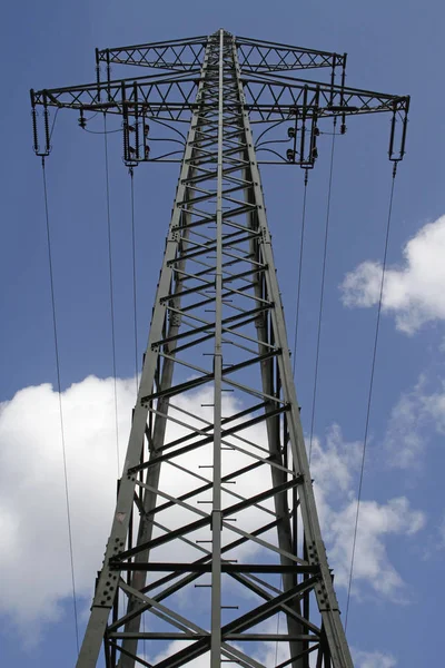 Energy Generation Pylon Transmission Electricity — Stock Photo, Image