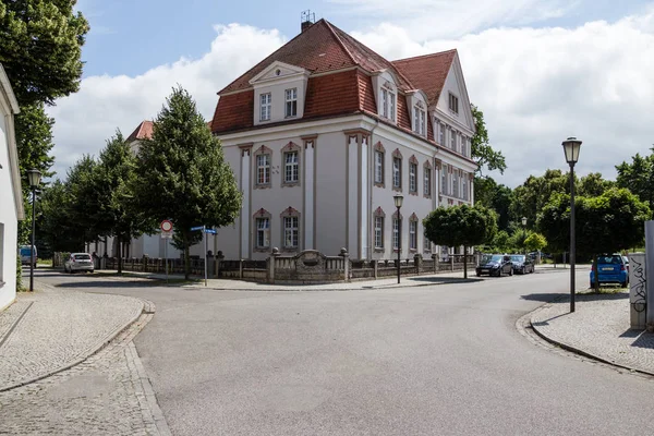 Zehdenick Distrito Oberhavel Estado Brandeburgo Alemania Ayuntamiento Construido Estilo Clasicista — Foto de Stock