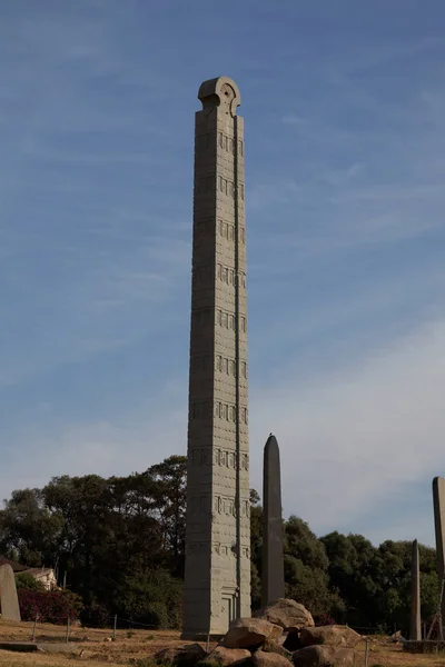 Obelisk Von Axum Welterbe — Stockfoto