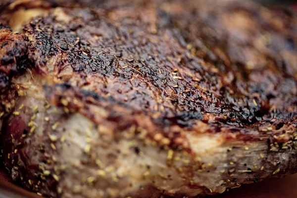 Čerstvě Grilovaný Hovězí Steak — Stock fotografie