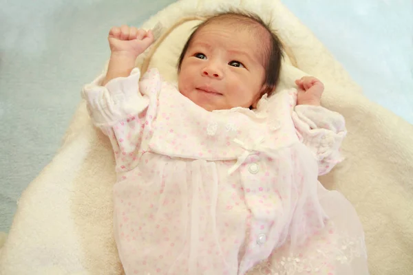 Neonato Bambina Giapponese — Foto Stock