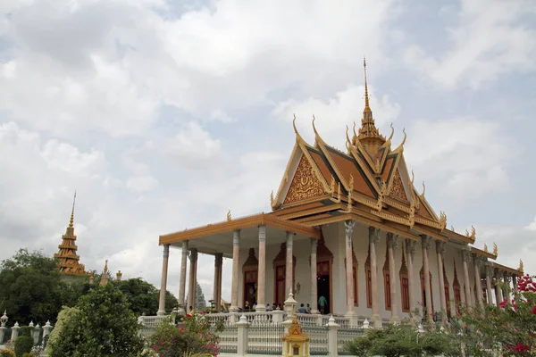 Silver Pagoden Phnom Penh Kambodja — Stockfoto