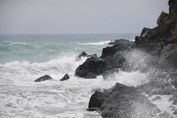 Olas Mediterráneo España — Foto de Stock