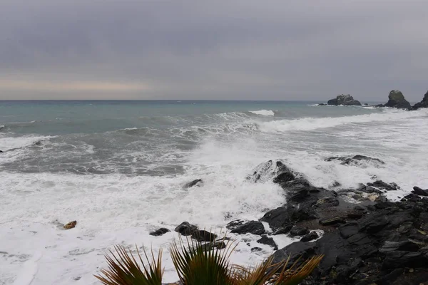 Vagues Méditerranée Espagne — Photo