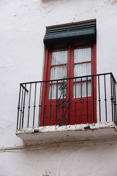 Hausfassaden Almuecar Tropisch Spanien — Stockfoto