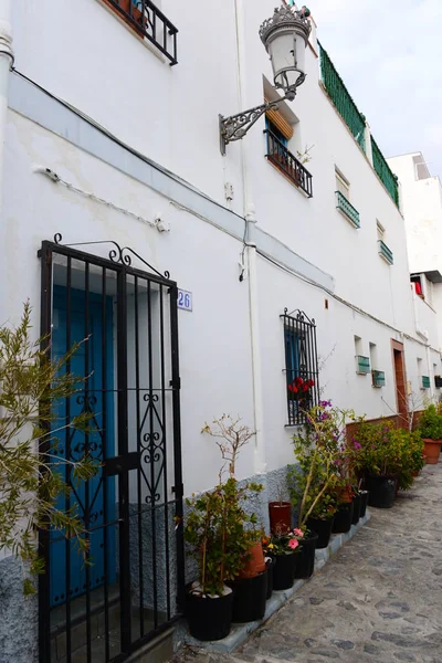 Hus Fasader Almuecar Tropiska Spanien — Stockfoto