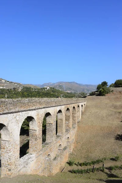 Προσόψεις Σπιτιών Almuecar Τροπικό Ισπανικό — Φωτογραφία Αρχείου