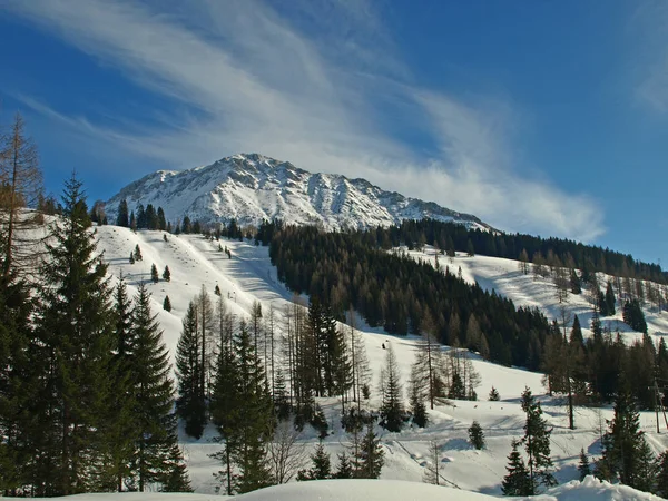 Görkemli Alp Manzarası Manzarası — Stok fotoğraf