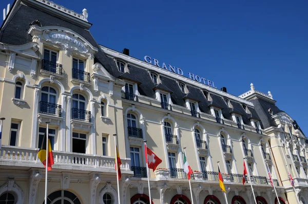 Basse Normandie Histórico Grand Hotel Cabourg — Foto de Stock