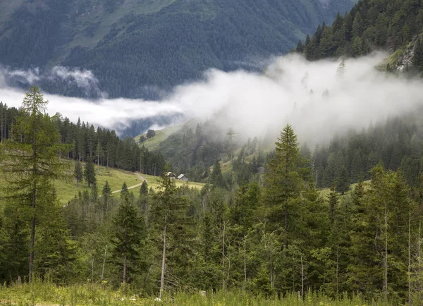 Vista Panorámica Del Hermoso Paisaje Los Alpes — Foto de Stock