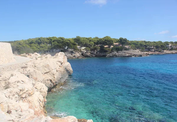 Maiorca Vista Mare Con Costa — Foto Stock