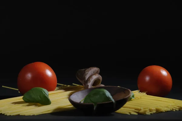 Makarna Arka Planı Yemek Konsepti — Stok fotoğraf