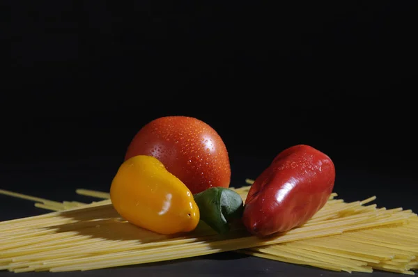 面食背景 食物概念 — 图库照片