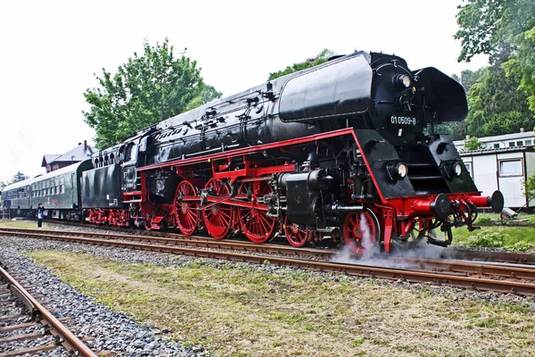 Locomotora Tren Exprés Clase Delante Tren Especial — Foto de Stock