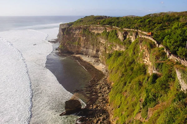 Okyanus Manzarası Pura Luhur Uluwatu Bali Nin Kayalıklarından — Stok fotoğraf