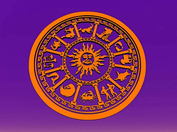 Znak Zodiaku Astrologia — Zdjęcie stockowe