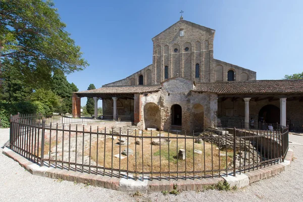 Kerk Het Eiland Torcello Venetië — Stockfoto