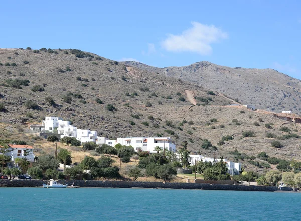 Costa Cerca Elounda Creta — Foto de Stock