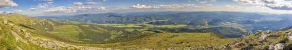 Panorama Escénico Las Montañas Nizke Tatry Eslovaquia — Foto de Stock