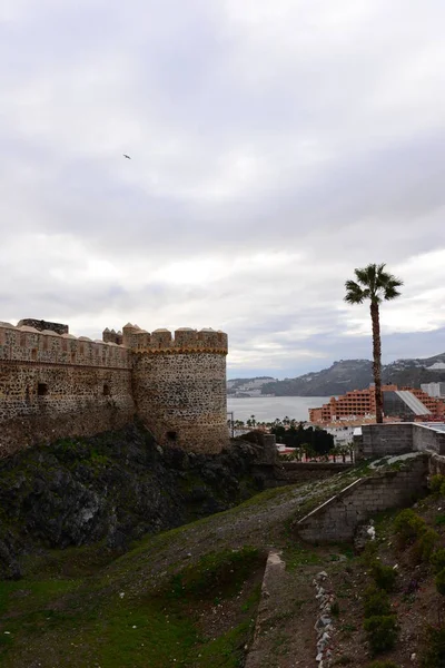 Fasády Domu Almuecaru Tropické Spain — Stock fotografie