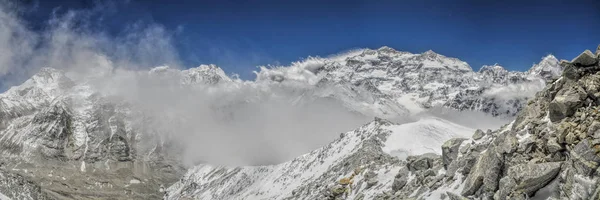 Doğal Yakınındaki Kanchenjunga Nepal Himalayalar Panoraması — Stok fotoğraf