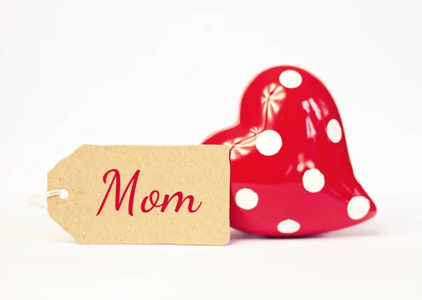 Adorável Cartão Saudação Feliz Dia Das Mães — Fotografia de Stock