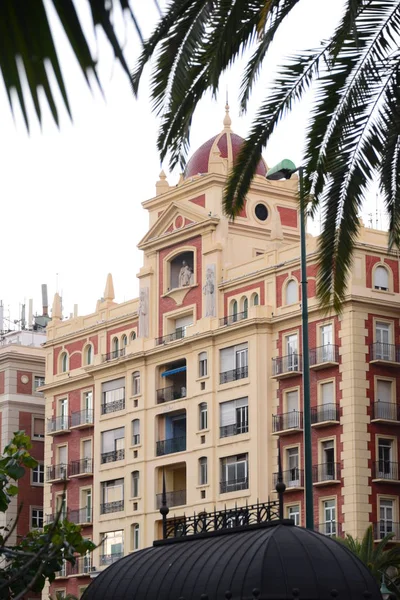 Malaga Costa Del Sol Espanha Fachadas Casa — Fotografia de Stock