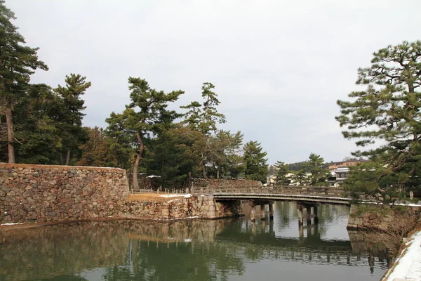 日本岛内的松惠城堡 — 图库照片