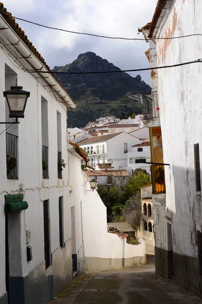 Fasady Caucin Costa Del Sol Malaga Hiszpania Serrania Ronda — Zdjęcie stockowe