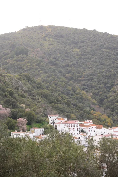 Vista Del Paisaje Las Montañas Pueblo — Foto de Stock