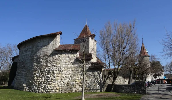 Vista Panorâmica Majestosa Arquitetura Medieval — Fotografia de Stock