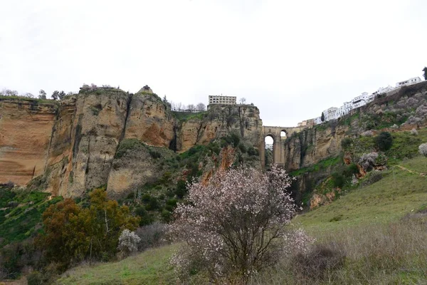 Ronda Andaluz Andalucia桥 — 图库照片