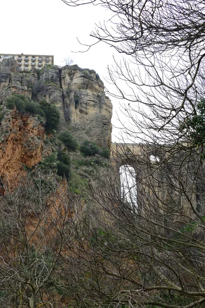 Die Brücke Von Ronda Andaluz Andalusia — Stockfoto