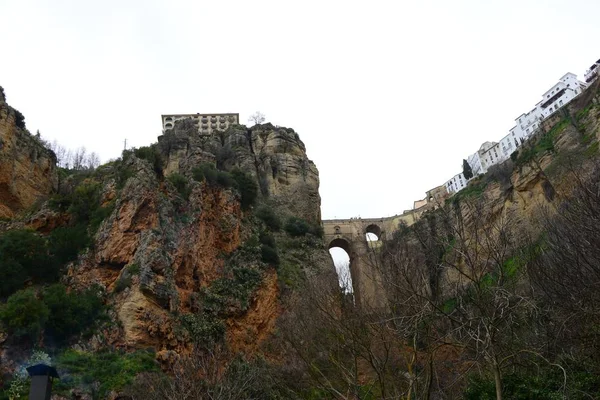 Ronda Andaluz Andalusia桥 — 图库照片