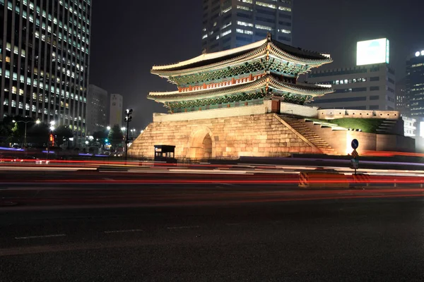 Namdaemun Szöulban Koreában — Stock Fotó