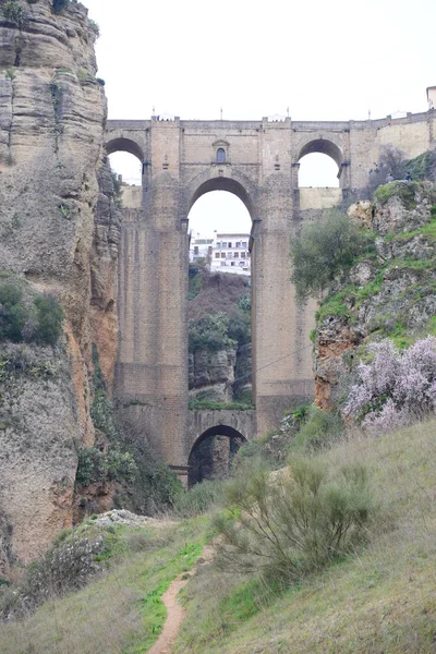 Brug Kloof Van Ronda Griekenland — Stockfoto