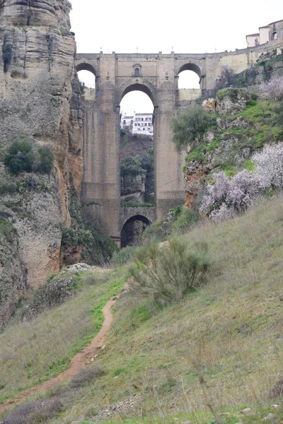 Παλιά Γέφυρα Στο Φαράγγι — Φωτογραφία Αρχείου